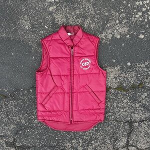 80s Red Puffer Vest